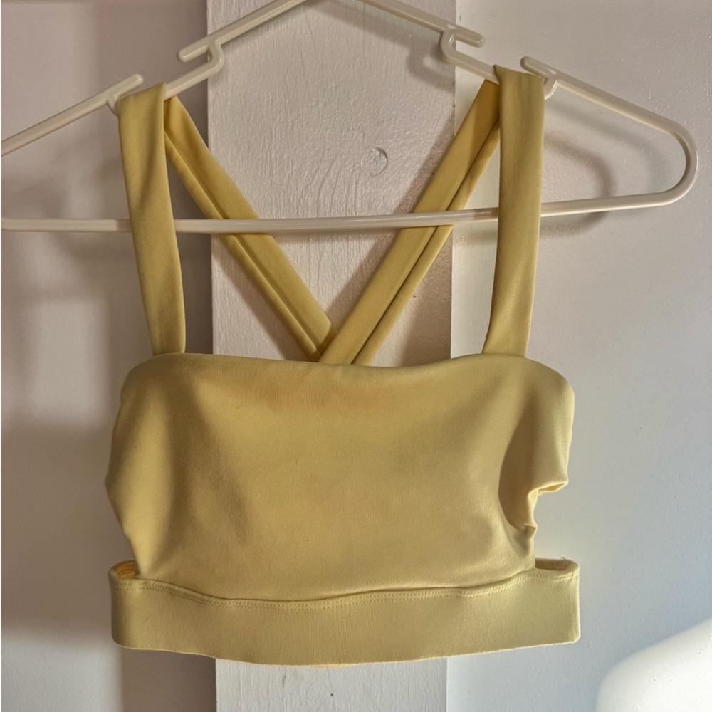 Yellow XS Activewear Sports Bra